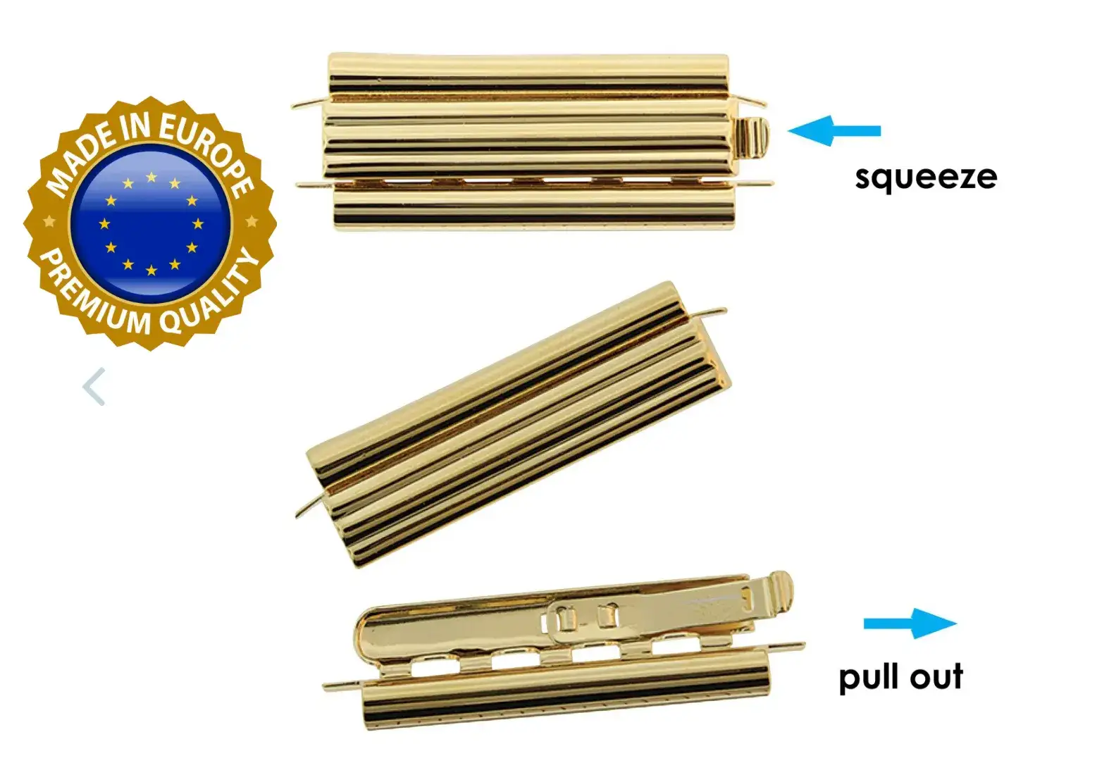 Beadslide Bar Design, Tube Clasp, 10x29mm - Image 3