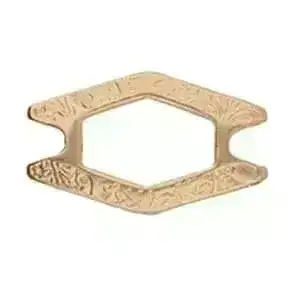 Alado, Cymbal Superduo Bead Connector or Link, 2 Pcs. 4 Finishes - Image 3