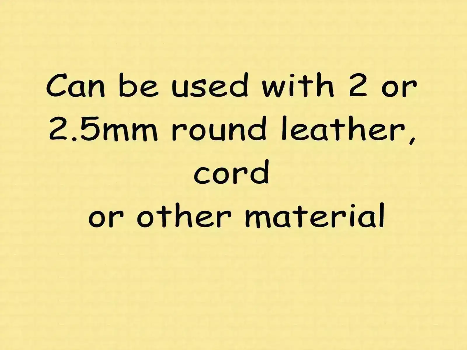 Gem! 2-Hole Beads, for 2 or 2.5mm Leather or Cord in 3 Sizes - Image 7