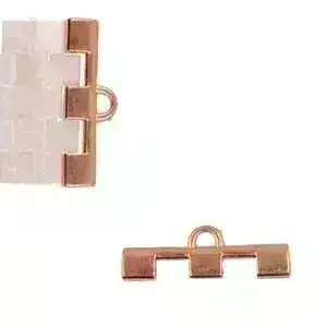 Cymbal, Soros III Tila Bead Ending or Connector, 2 Pcs. 4 Finishes - Image 3