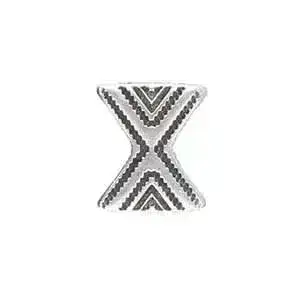 Cymbal, Sostis Chevron Bead Connector, 2 Pcs. 4 Finishes - Image 3