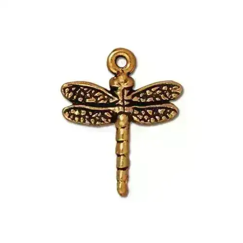 TierraCast Dragonfly Charm or Pendant, 4 Finishes - Image 4