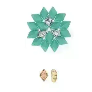 Areti, Cymbal Gemduo Bead Substitute, 4 Pcs. 4 Finishes - Image 4