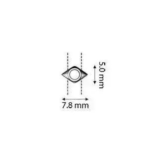 Areti, Cymbal Gemduo Bead Substitute, 4 Pcs. 4 Finishes - Image 7