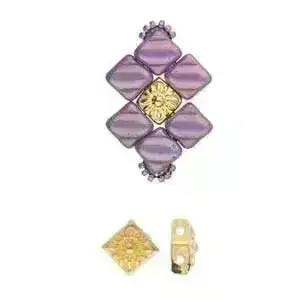 Cymbal Koumelas Silky Bead Substitute or Embellishment, 4 Pcs. - Image 5