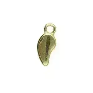 Cymbal, Mamaku Paisley Bead Ending or Clasp Connector, 4 Pcs. 4 Finishes - Image 3