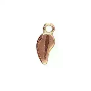 Cymbal, Mamaku Paisley Bead Ending or Clasp Connector, 4 Pcs. 4 Finishes - Image 4