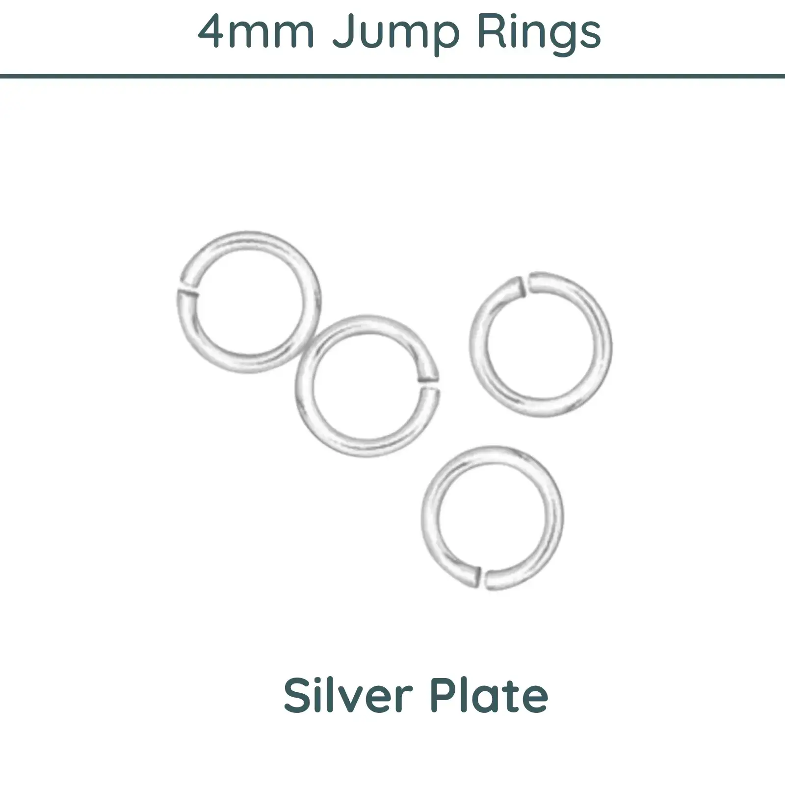 Jump Rings, 4mm, 21 Gauge, 9 Finishes - Image 3