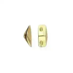 Kanava, Cymbal GemDuo Side Bead, 6 Pcs. 4 Finishes - Image 4
