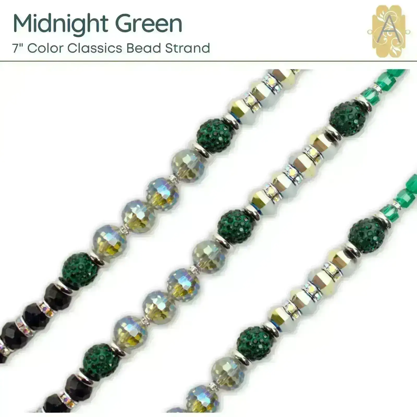 Color Classics, 7" Bead Strands, by Jesse James Beads, 11 Colors - Image 3