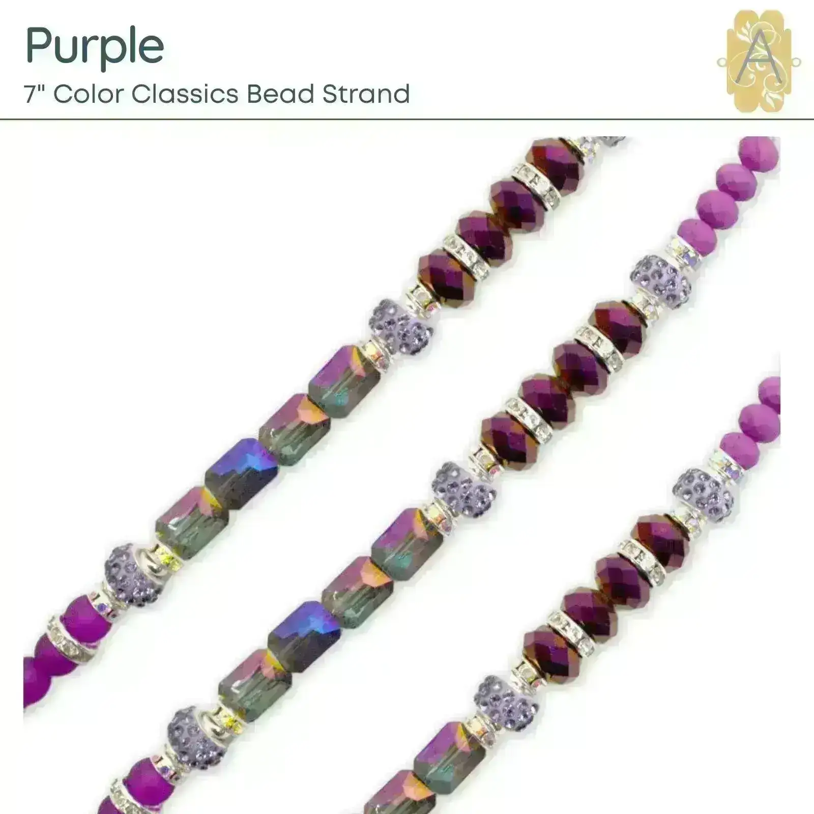 Color Classics, 7" Bead Strands, by Jesse James Beads, 11 Colors - Image 4