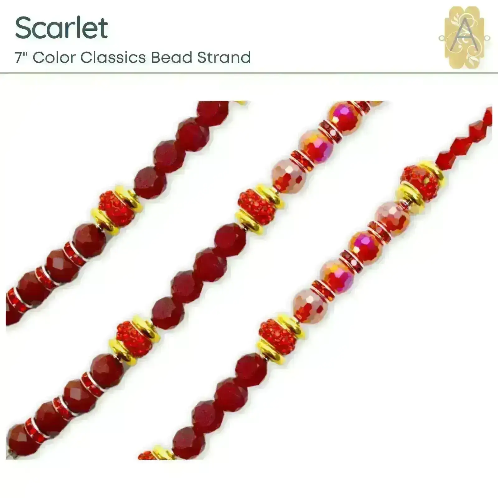 Color Classics, 7" Bead Strands, by Jesse James Beads, 11 Colors - Image 5