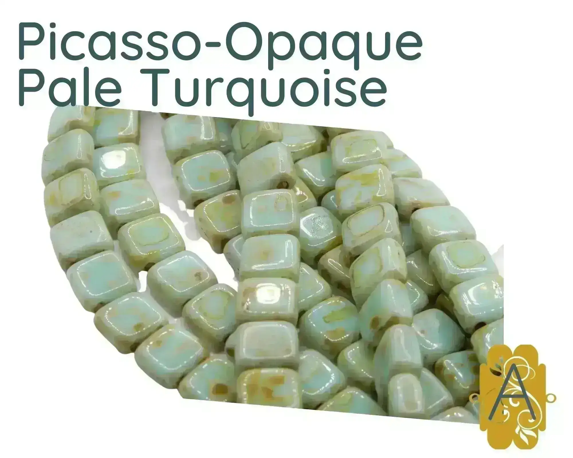 CzechMate Tile Beads, 6mm, Picasso Collection - Image 3