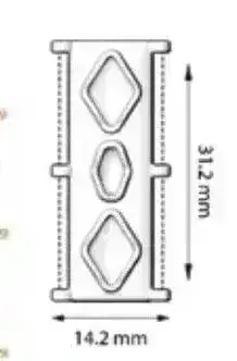 Gerakari , Cymbal Delica Bead Connectors with Glue In Elements, 4 Finishes - Image 6