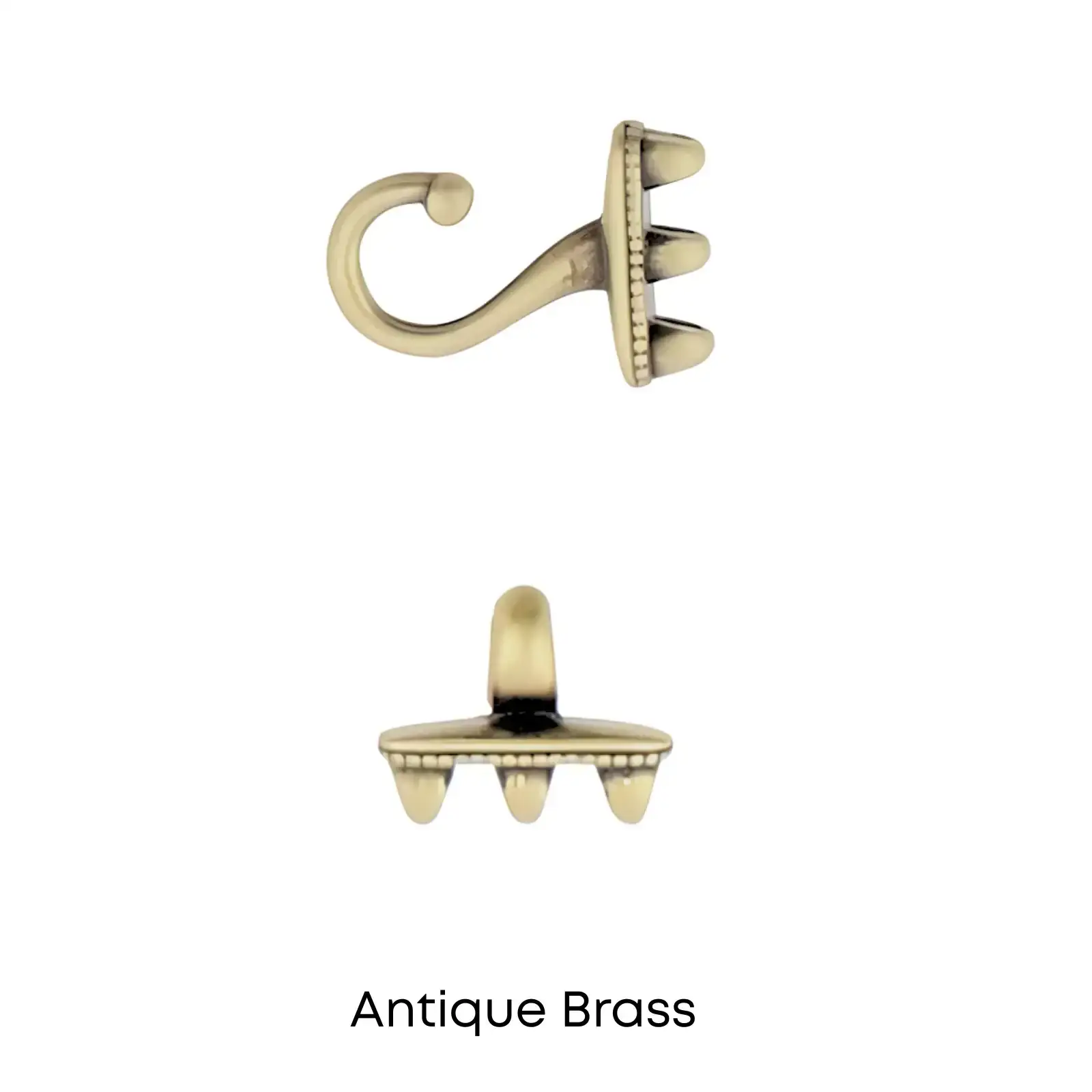 Cymbal Mesaria III, Superduo Bead Hook & Eye Clasp - Image 4