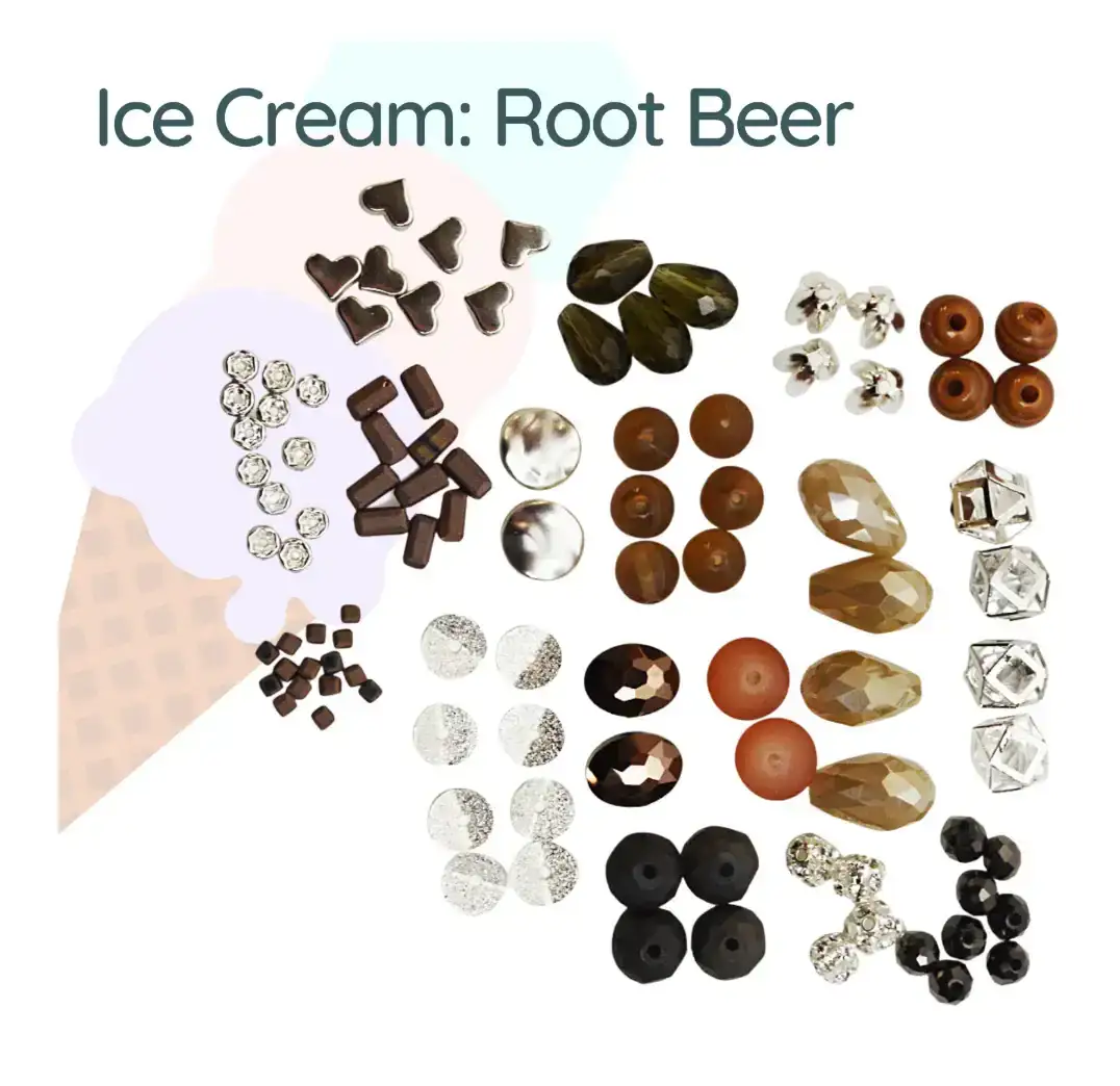 Jesse James, Mini Mix Beads, Ice Cream Collection - Image 9