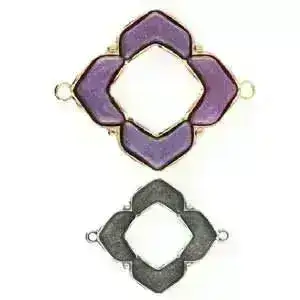 Notino, Cymbal Chevron Connector, Charm or Pendant Setting - Image 4