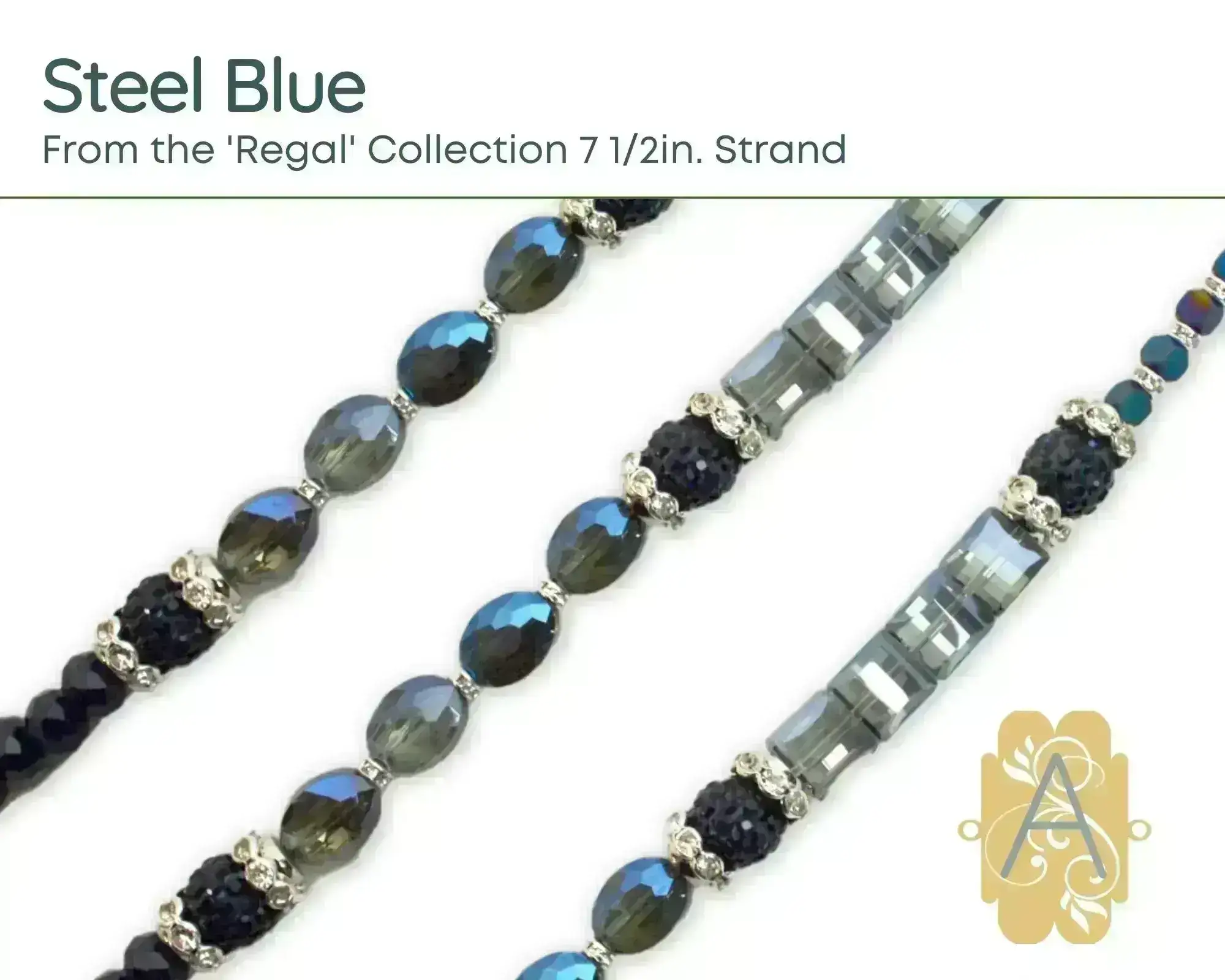Regal Collection, 7 1/2in. Color Classic Bead Strands by Jesse James Beads - Image 3
