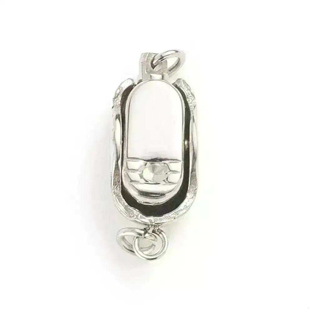 Stainless Steel Bayonet, Push Pull or Peanut Clasp, 1-Strand with Jump Ring, Various Options - Image 7