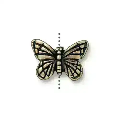 Monarch Butterfly Beads in 4 Finishes - Image 4